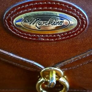 Marchino Brown Leather Crossbody.